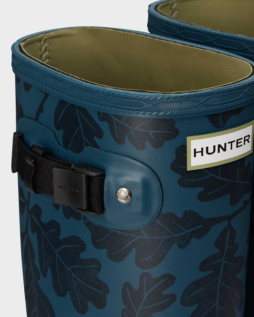 Hunter National Trust Print Norris Field Women's Rain Boots NZ-73880E Blue